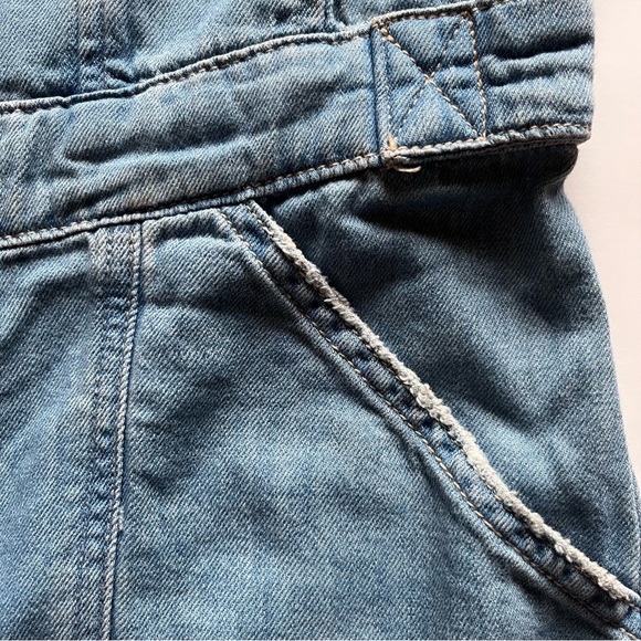 CURRENT/ELLIOTT THE DWELLER OVERALL COLOR JONI SIZE 3 (L) WIDE LEG DENIM. NWT. - Picture 6 of 16